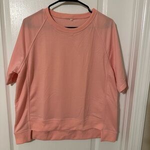 Women's Pink Short Sleeve Top
